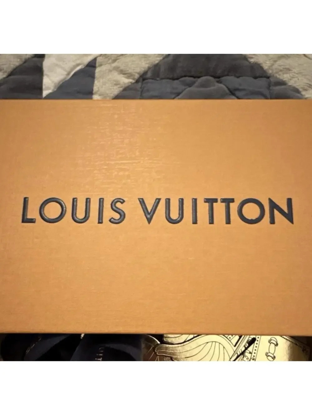 Louis Vuitton Orange Rectangle Gift Box w/ Drawer 8” L X 5.5” W X 1.5” H